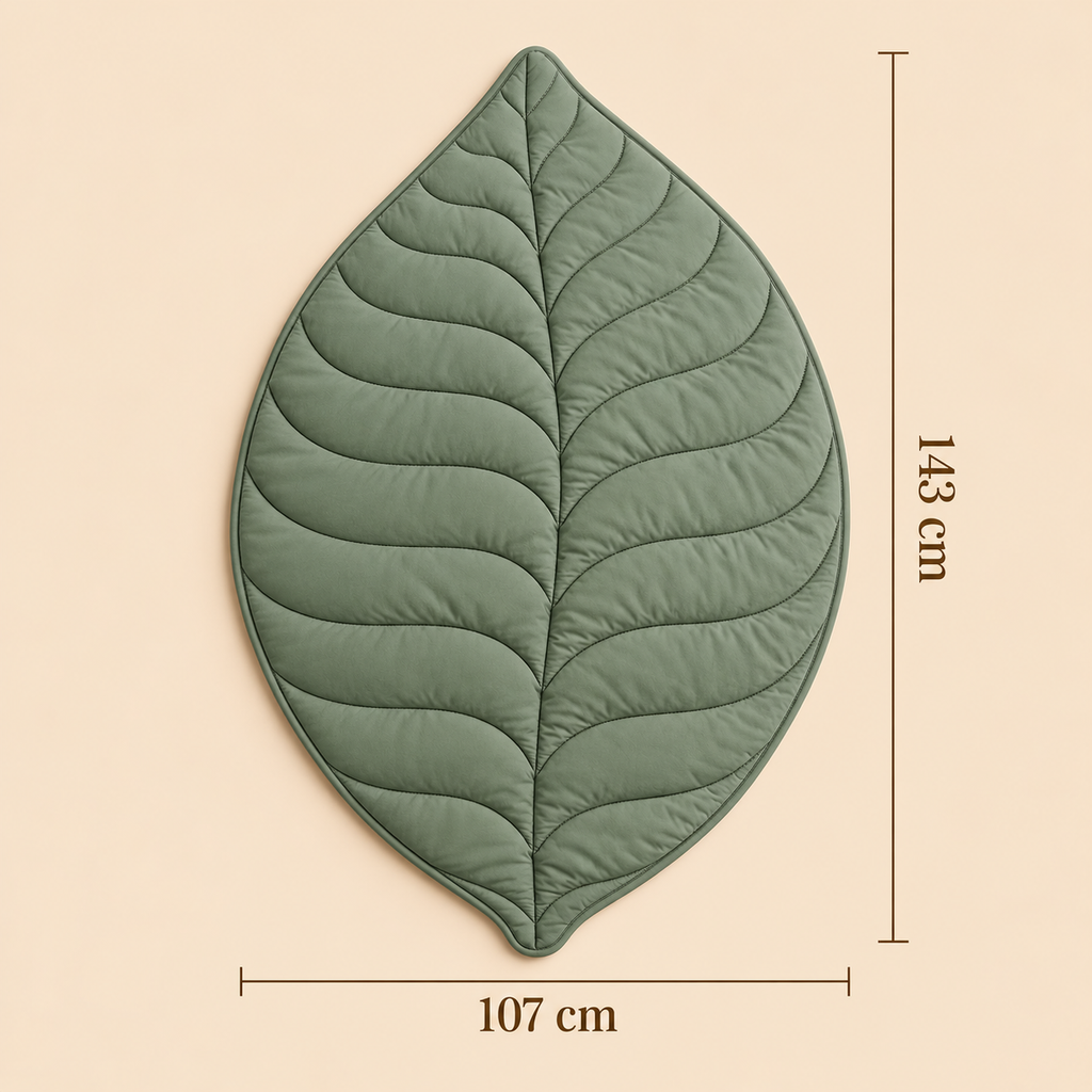 max & marie® Gepolsterte Haustiermatte Nature Leaf