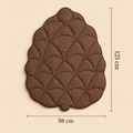 max & marie® Gepolsterte Haustiermatte Nature Leaf