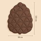 max & marie® Gepolsterte Haustiermatte Nature Leaf