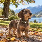 max & marie ® Hundehalsband mit integrierter AirTag-Halterung PAW TRACKER