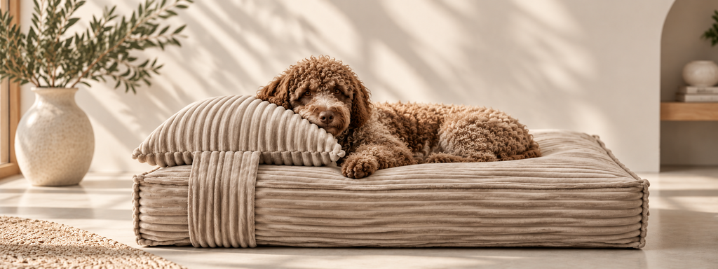 max & marie ® – Premium Hundebett CORD LOUNGE