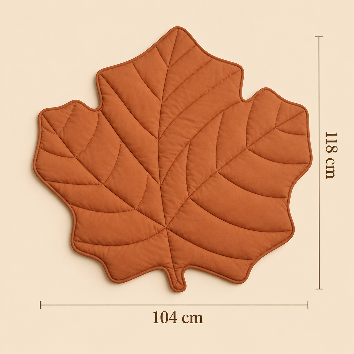 max & marie® Gepolsterte Haustiermatte Nature Leaf