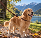 max & marie ® Hochwertige Hundeleine aus Echtleder