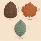 max & marie® Gepolsterte Haustiermatte Nature Leaf